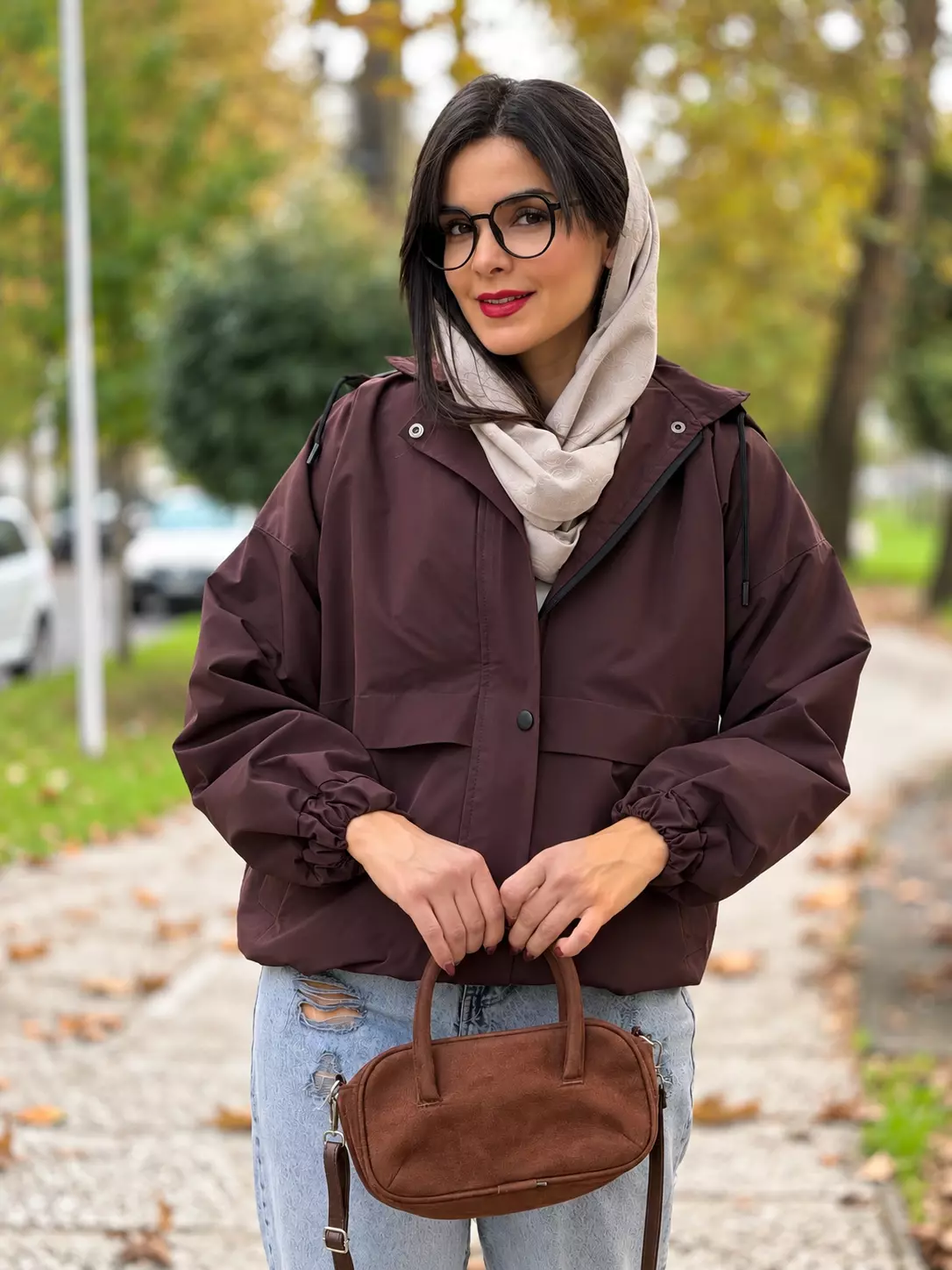 بارونی کلاهدار آستردار نازلی | استال تو